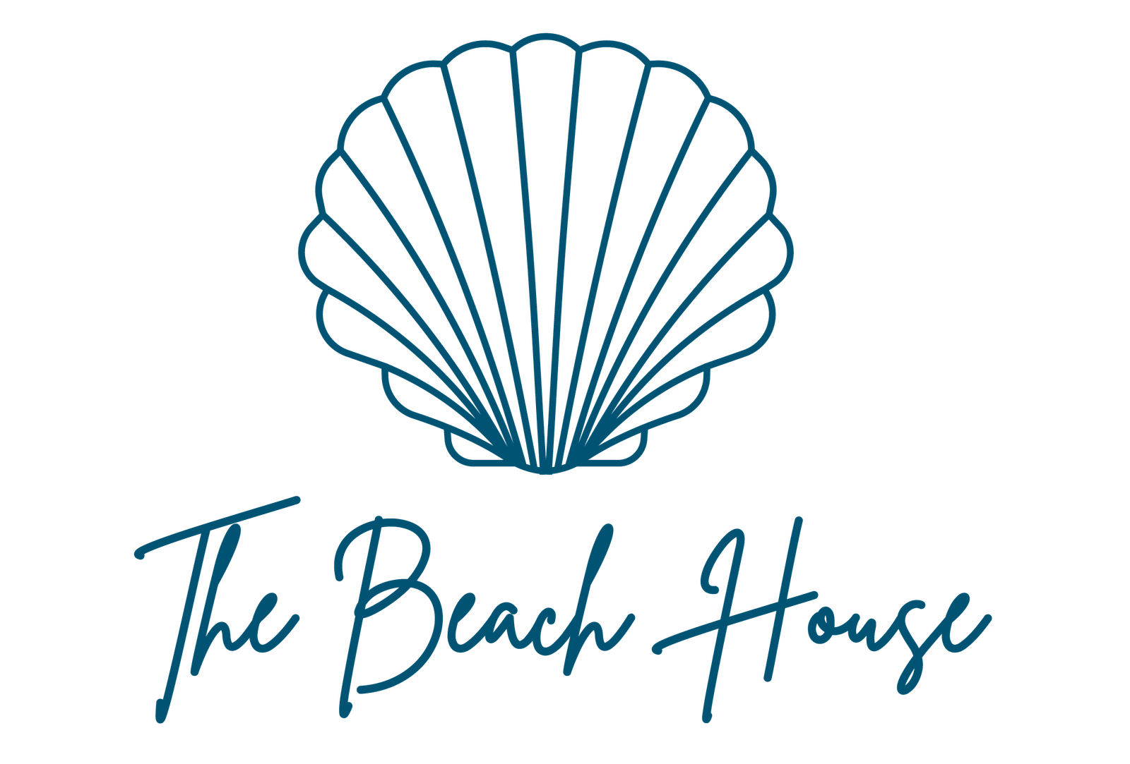 THE BEACH HOUSE LOGO INK BLUE